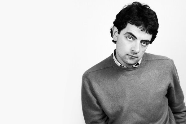 Rowan Atkinson Foto in s/w