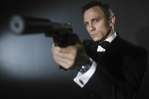 Daniel Craig como el agente 007 de James Bond