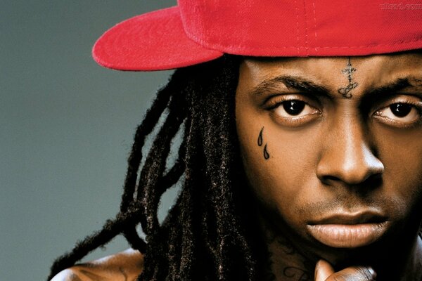 Lil Wayne sur fond