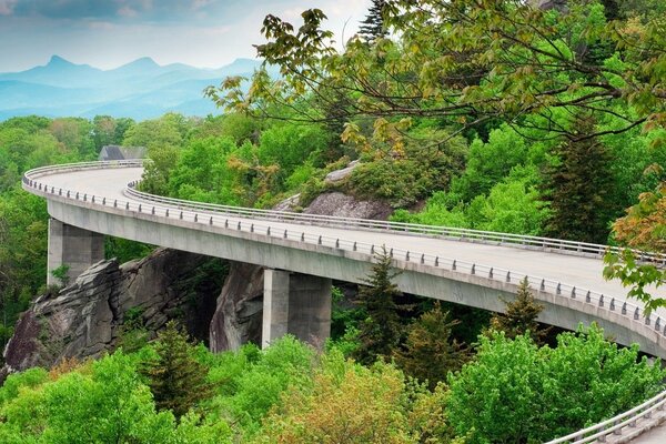 Carretera con hermosa vista