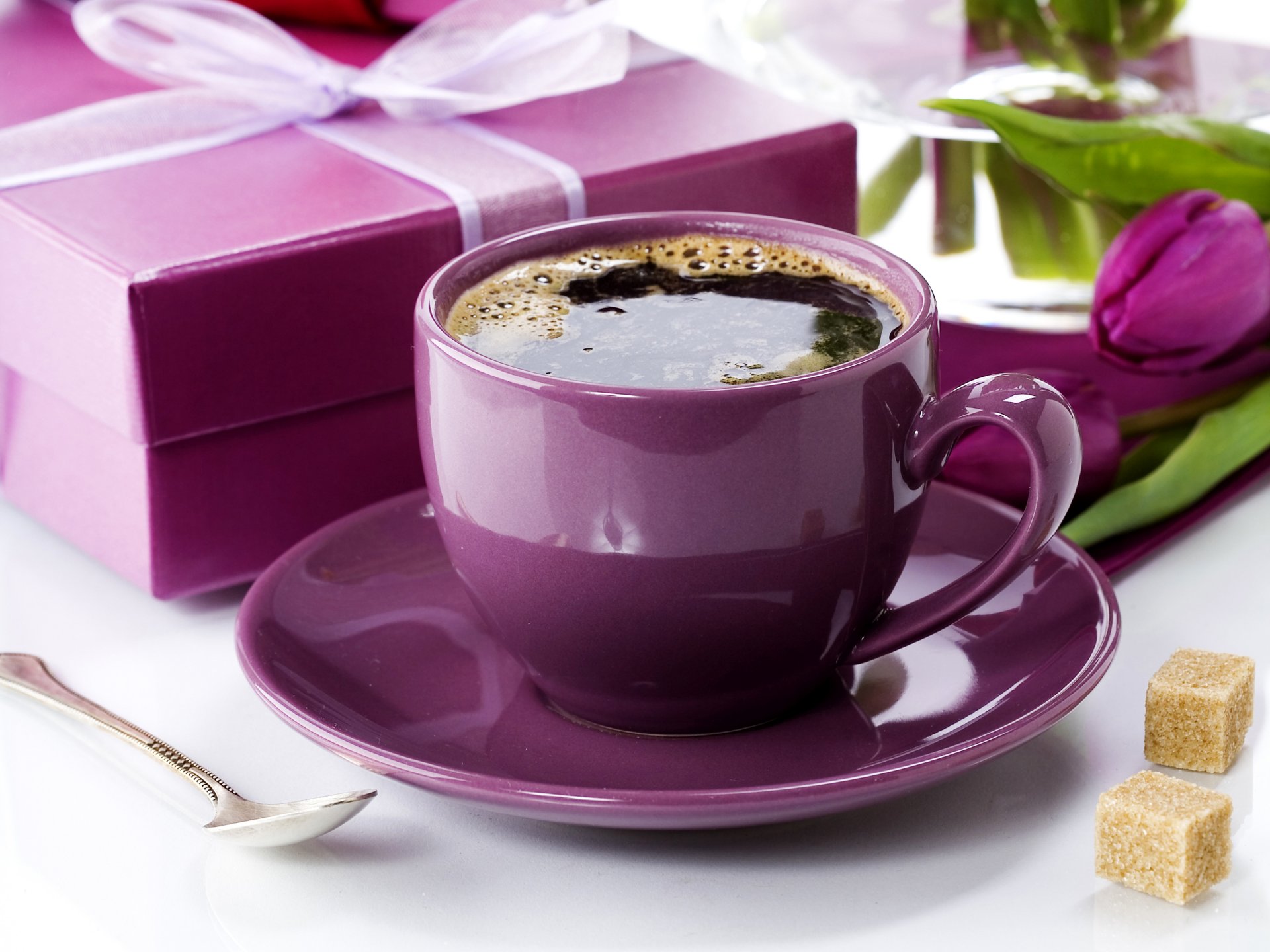 boissons café tasse cadeaux violet repas photo