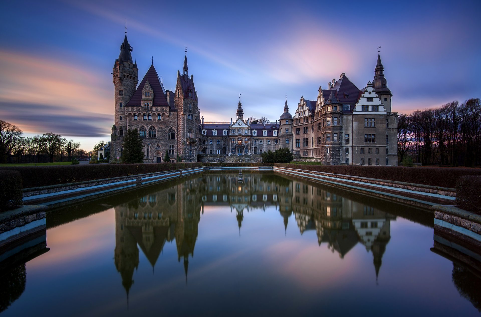 château moszna pologne étang aube ville