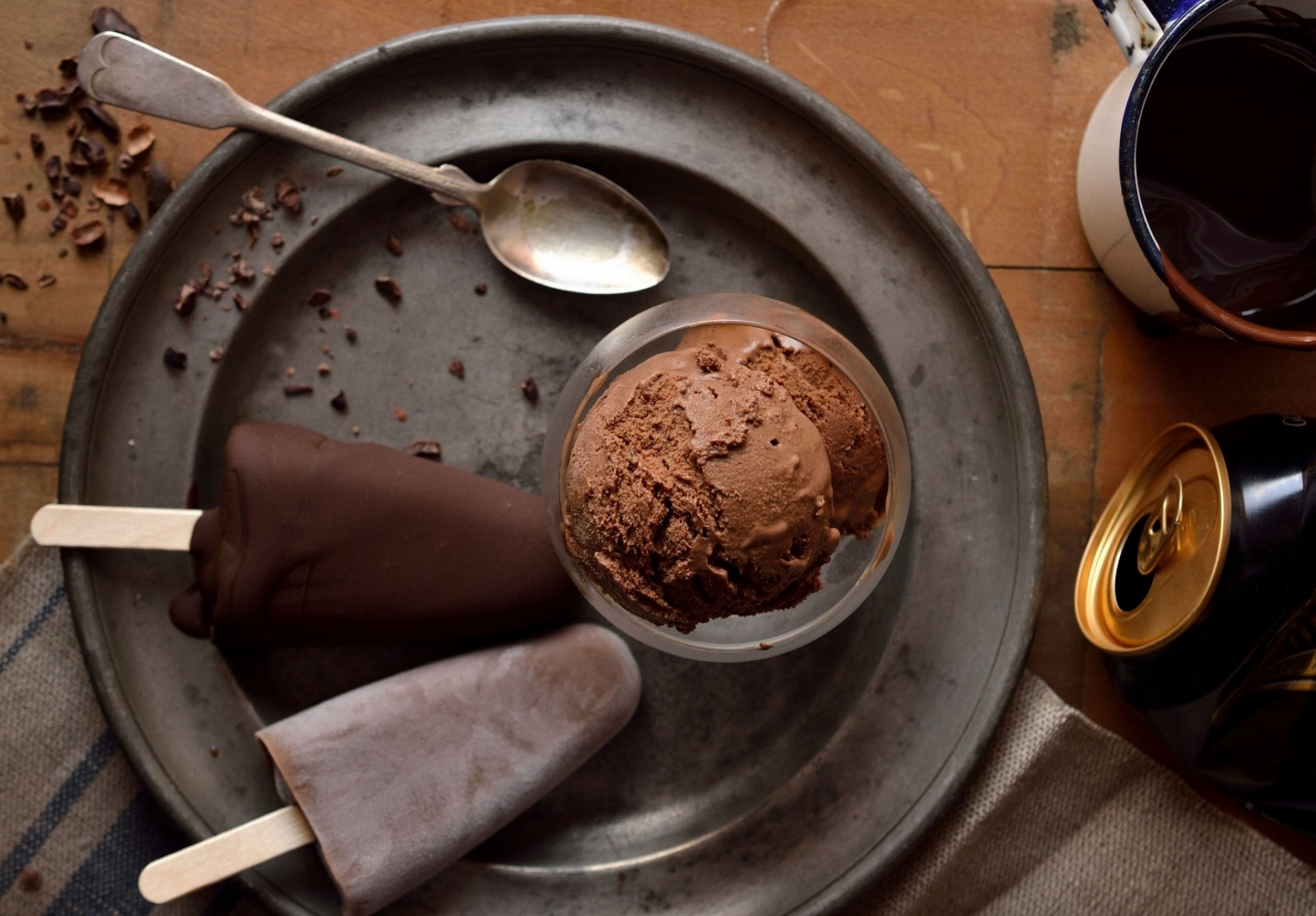 ice cream popsicle dish