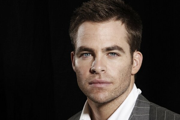 Schauspieler Chris Pine. Porträt