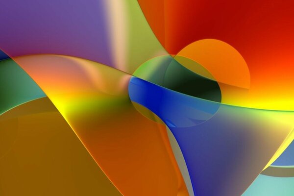 Different forms of abstraction are multicolored