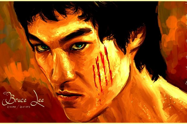 La mirada ardiente de Bruce Lee