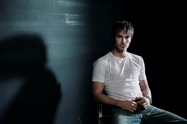 El Actor Ian Somerhalder. The Vampire Diaries