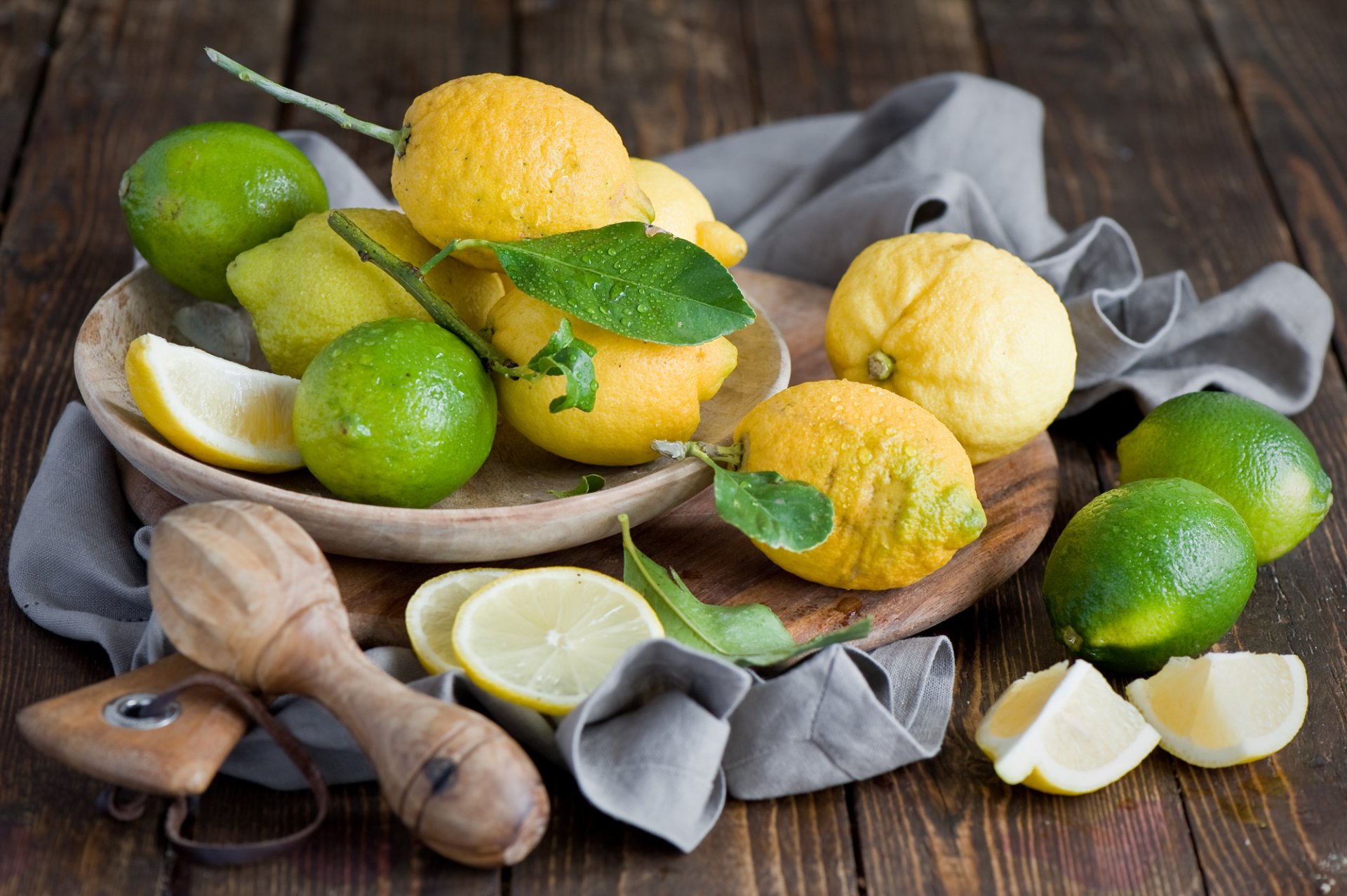 limones lima cítricos fruta plato anna verdina