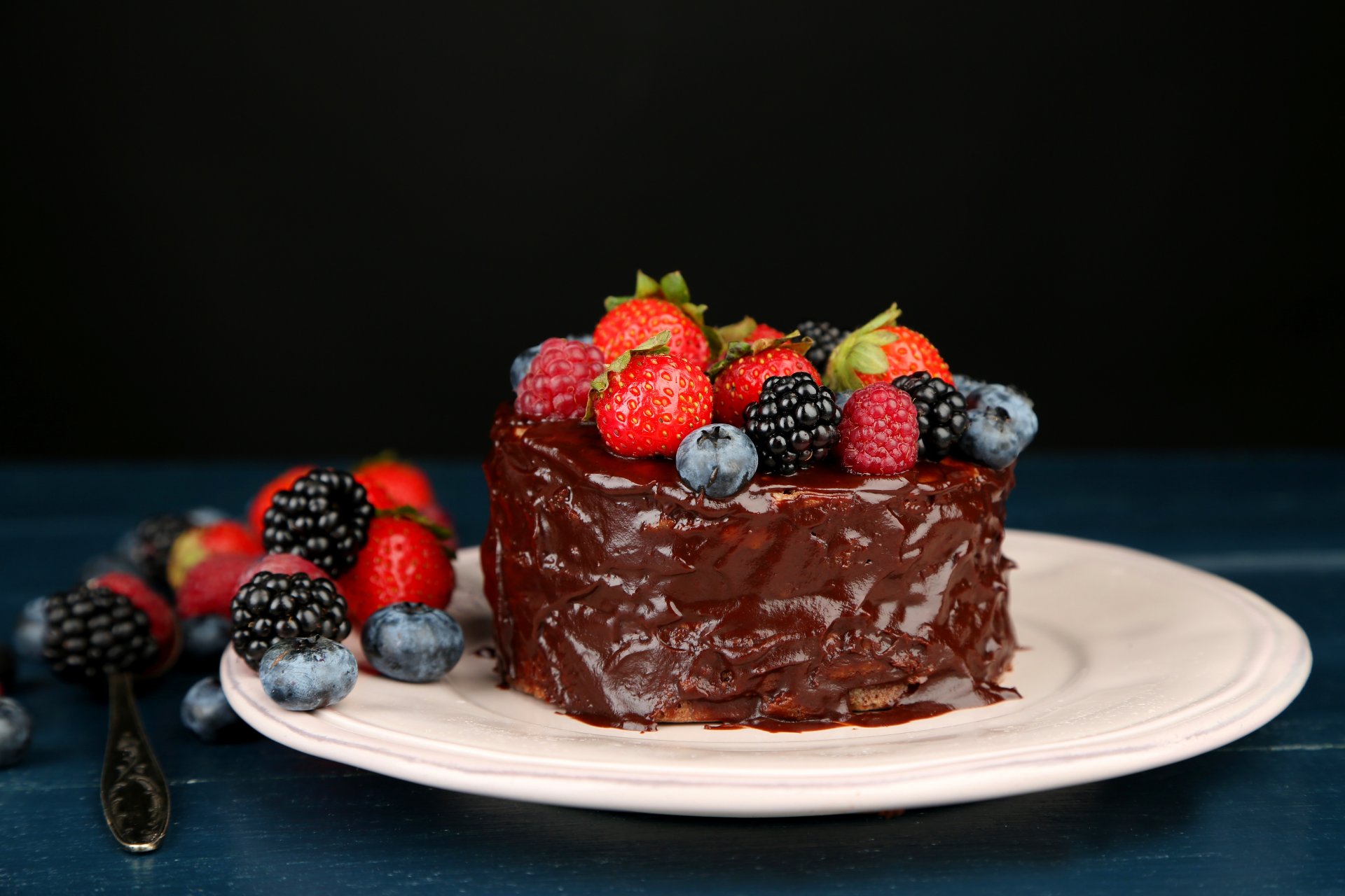 dessert cake sweet food raspberry strawberry blackberry blueberries chocolate raspberries strawberries blackberrie