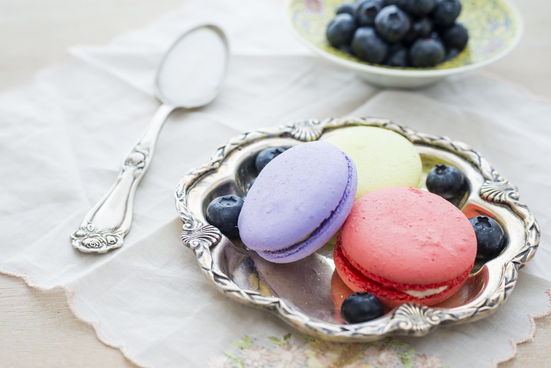 cibo macarons dolci