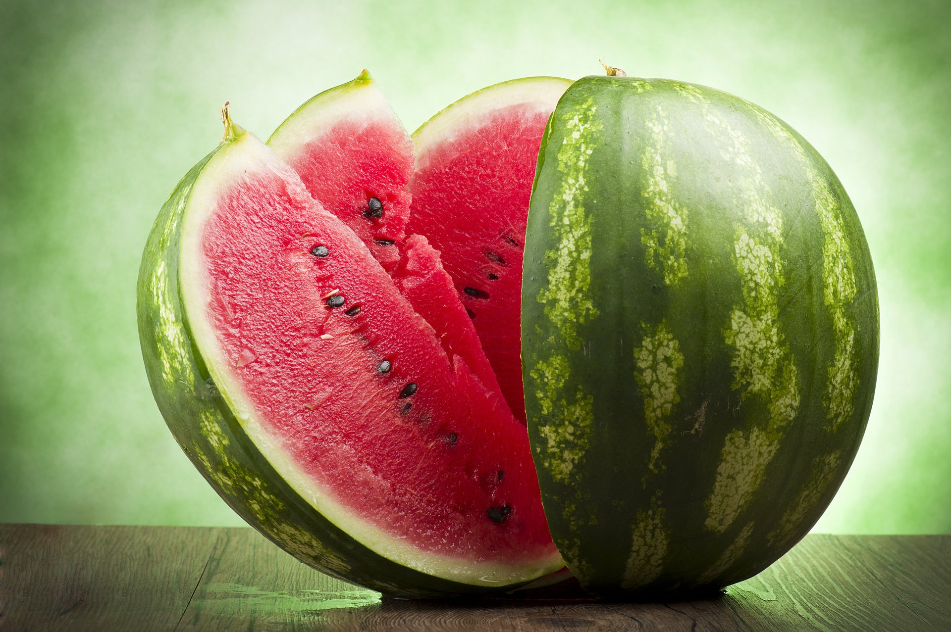 wassermelone scheiben beere