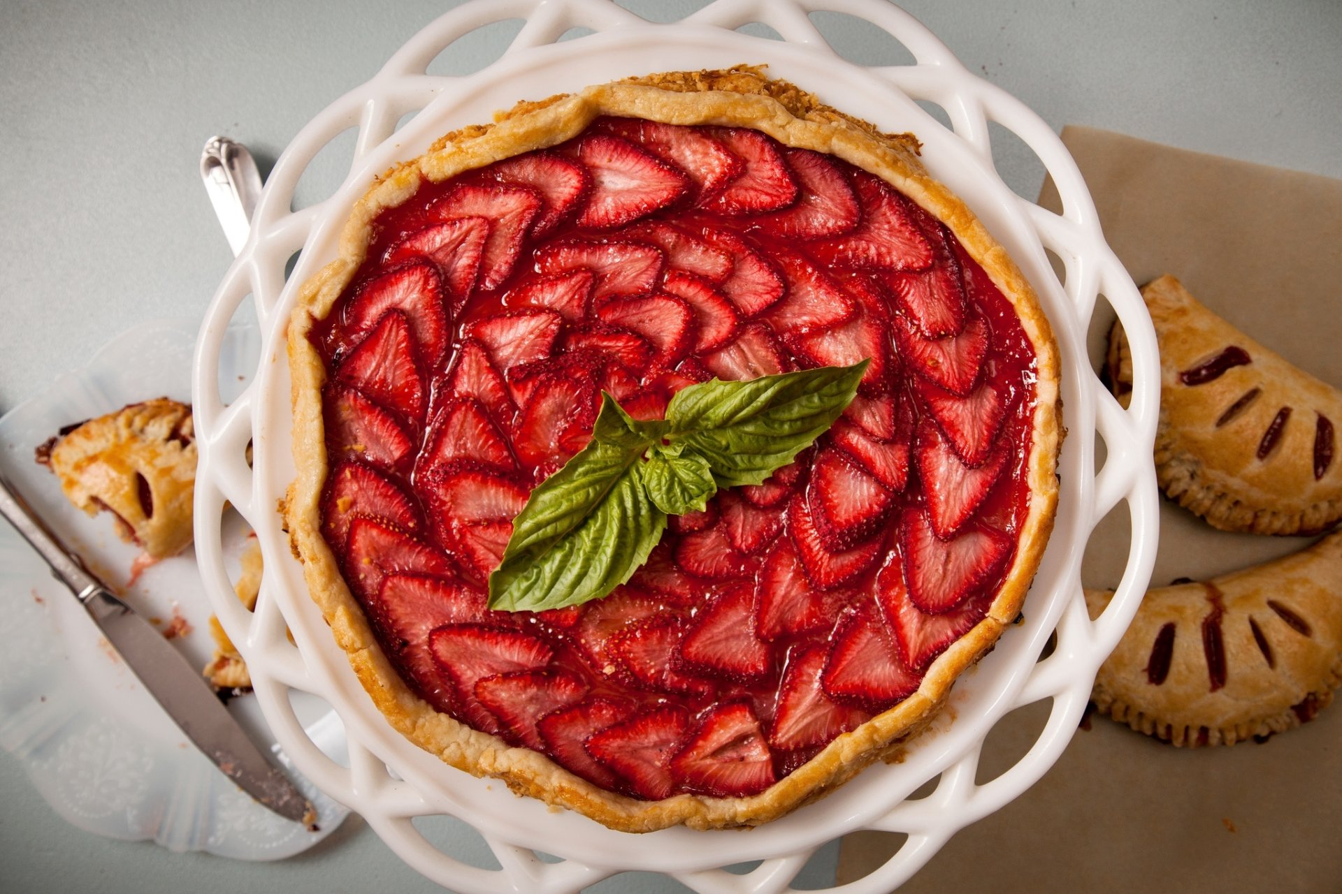 tarte fraises galettes