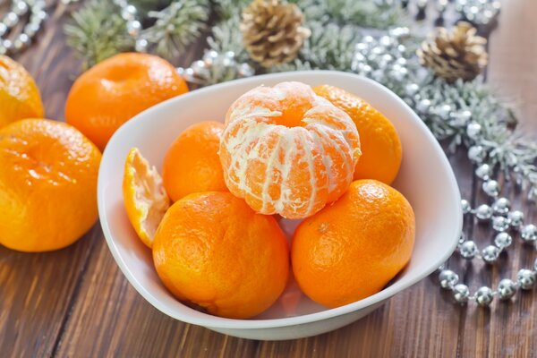 The most winter festive tangerine
