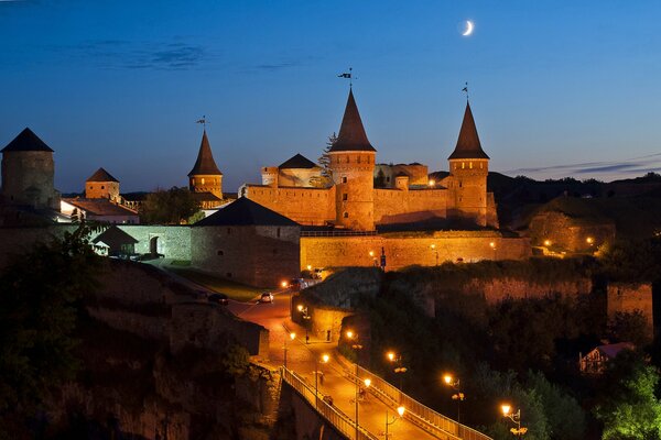 Kremenets-Podolsk fortress in Ukraine