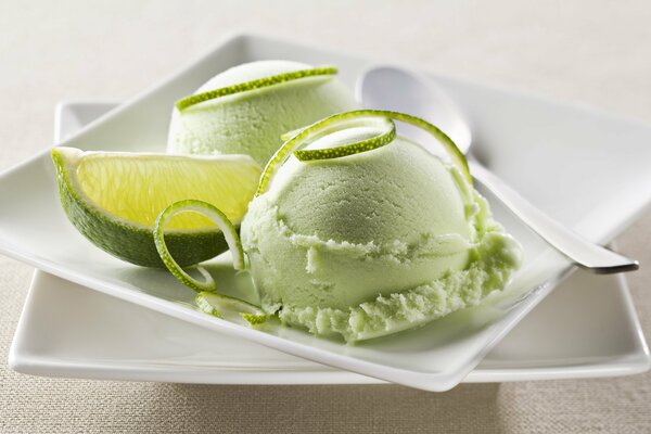 Gelato al lime