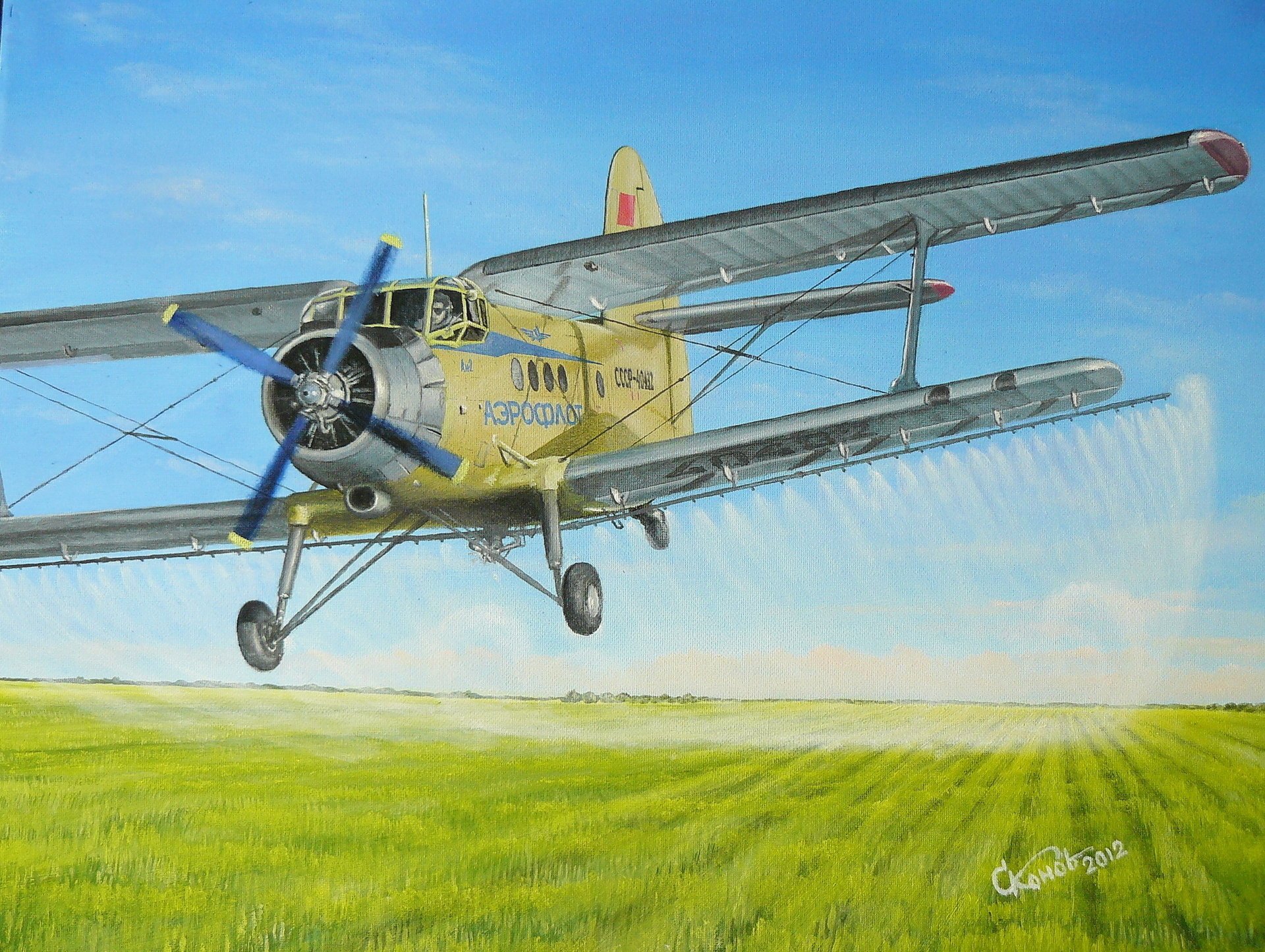 oviet the plane an-2 art easy