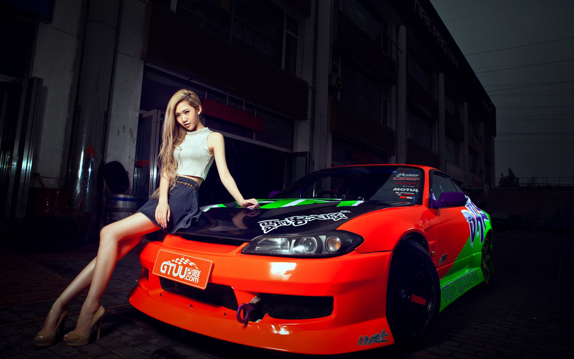 mädchen nissan silvia s15 asiatische frau koreanisches modell modell auto auto auto