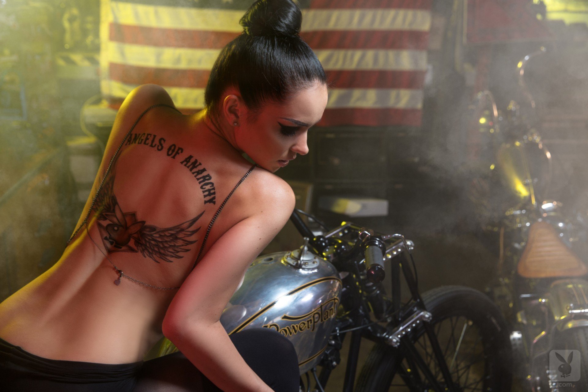 angels of anarchy katie fey jenya d eugenia diordiychuk girl spin tattoos bike