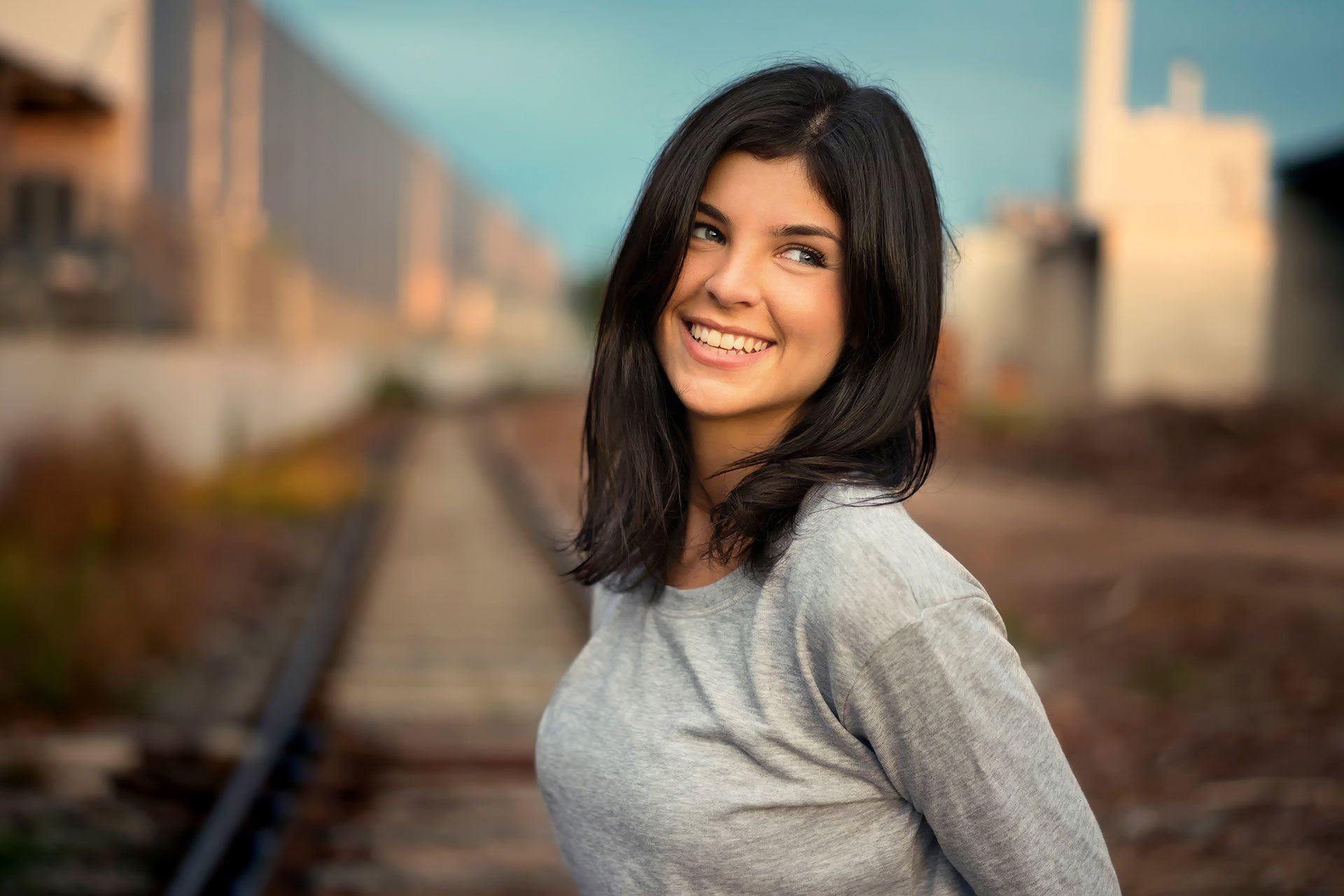 lena sonrisa retrato