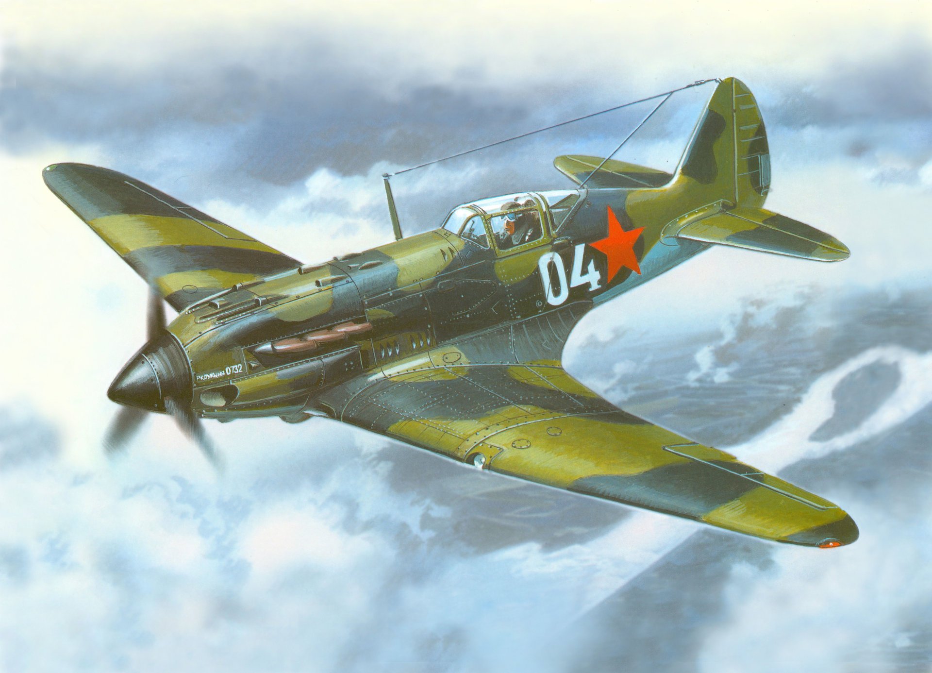 mig-3 sovietico cielo aereo combattente alta quota