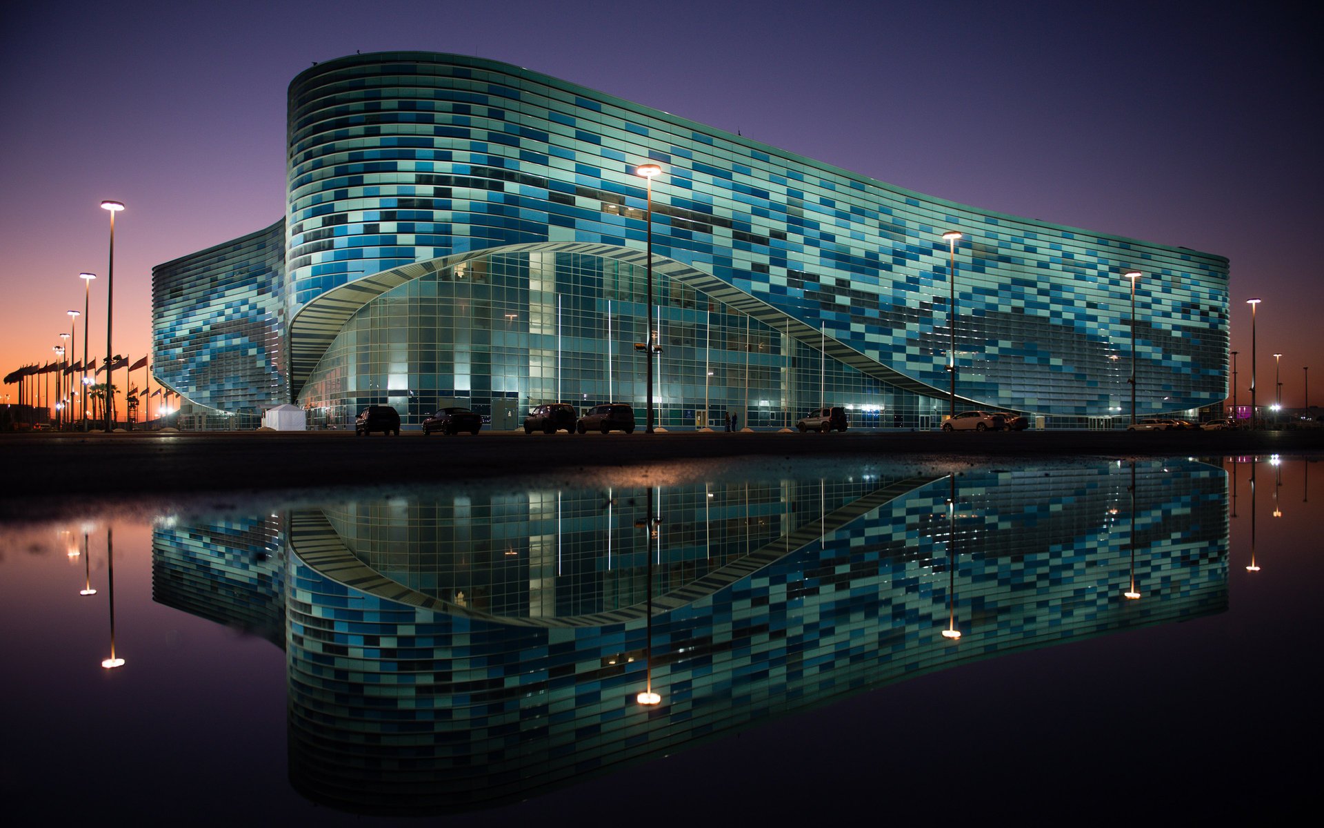 ports complex ice palace iceberg iceberg sochi