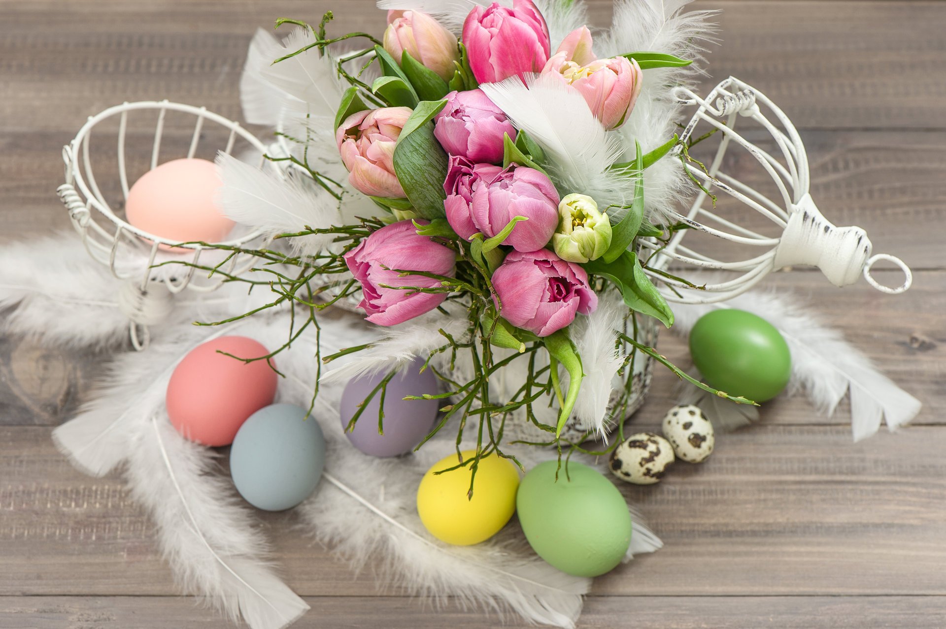 eier blumen tulpen ostereier ostern