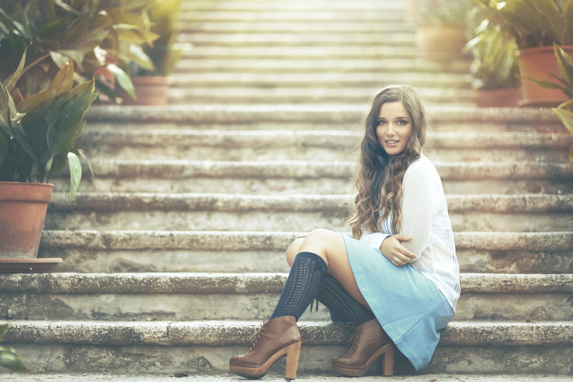 portrait view stairs lorena bey