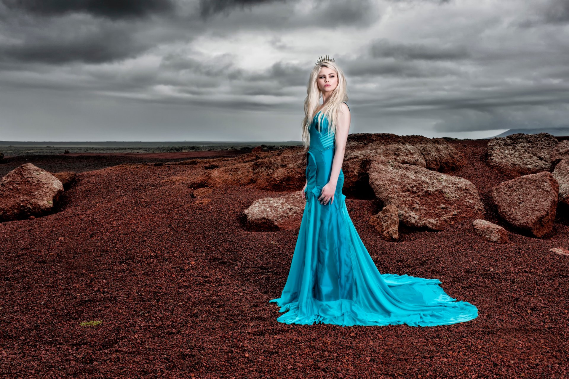 schönes island kleid mode fotograf gunnar gestur mädchen