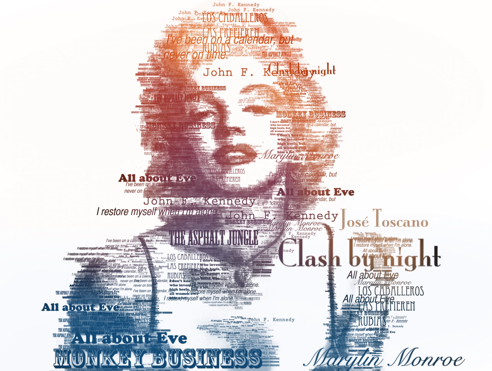 marilyn monroe tipografia cantante attrice arte digitale testo imagery testo sfondo