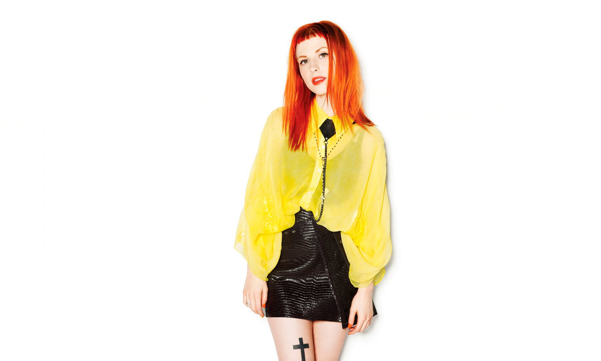 hayley williams cantante servizio fotografico nylon