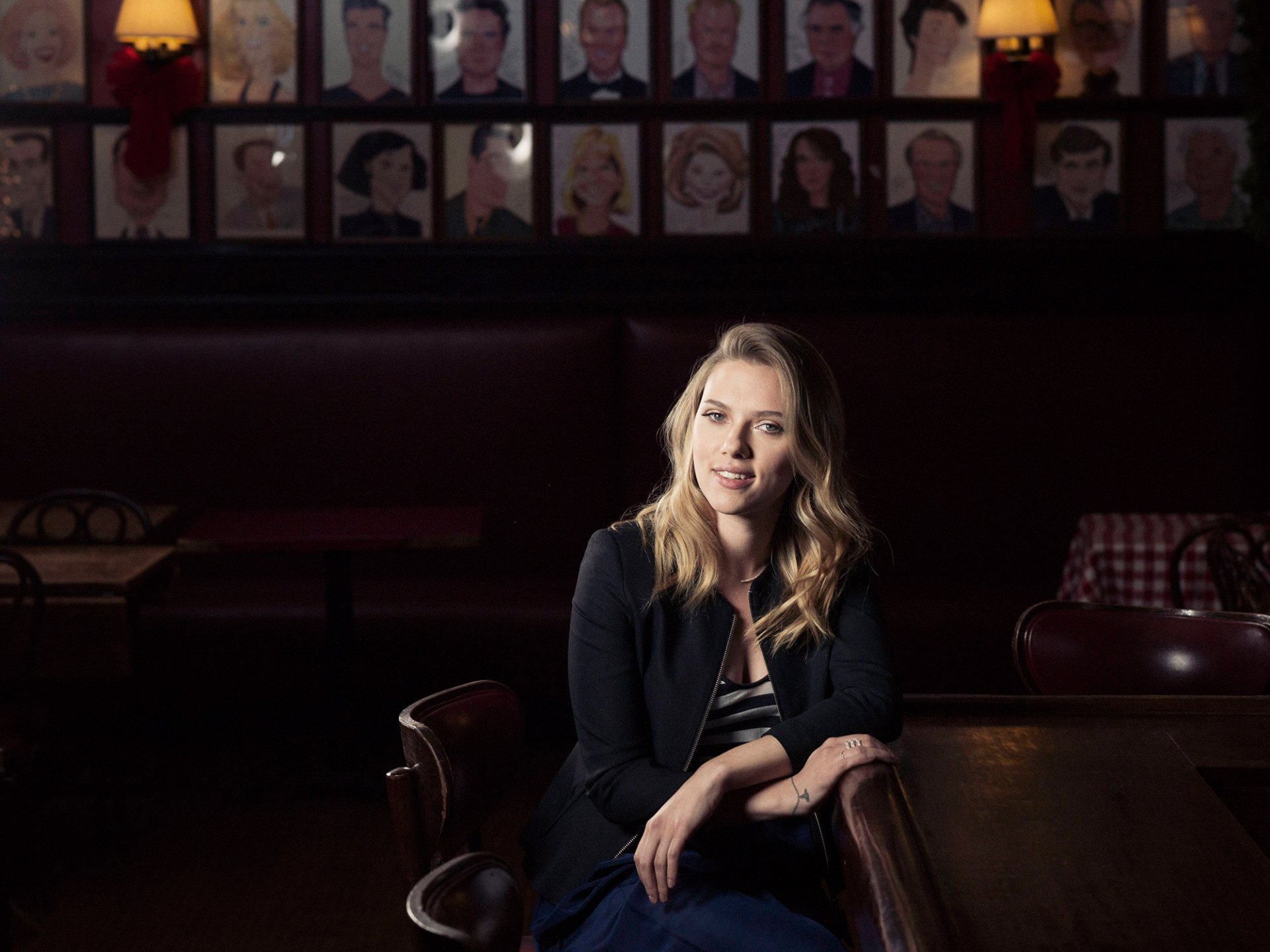 carlett johansson portrait photo shoot broadway show cat on a hot tin roof