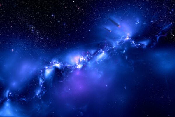Immagine insolita della Via Lattea
