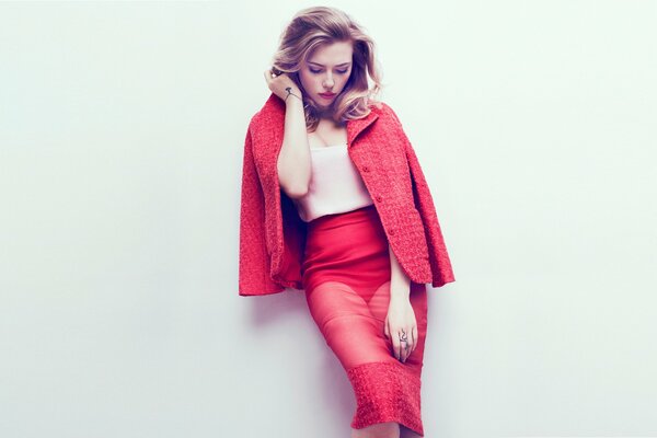 Photographie de Scarlett Johansson pour le magazine