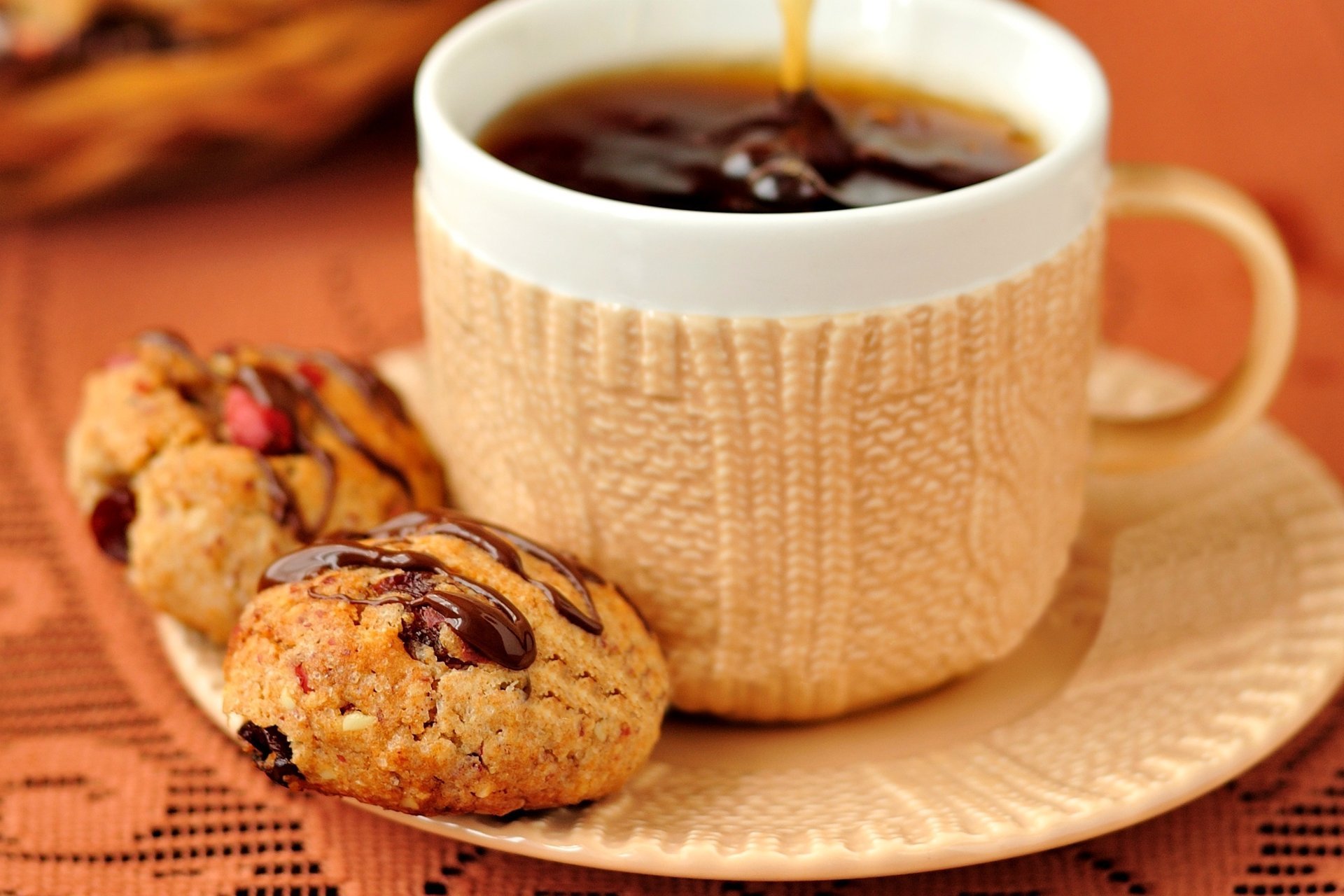 dessert food chocolate deser cookie cup cookie cup coffee coffee