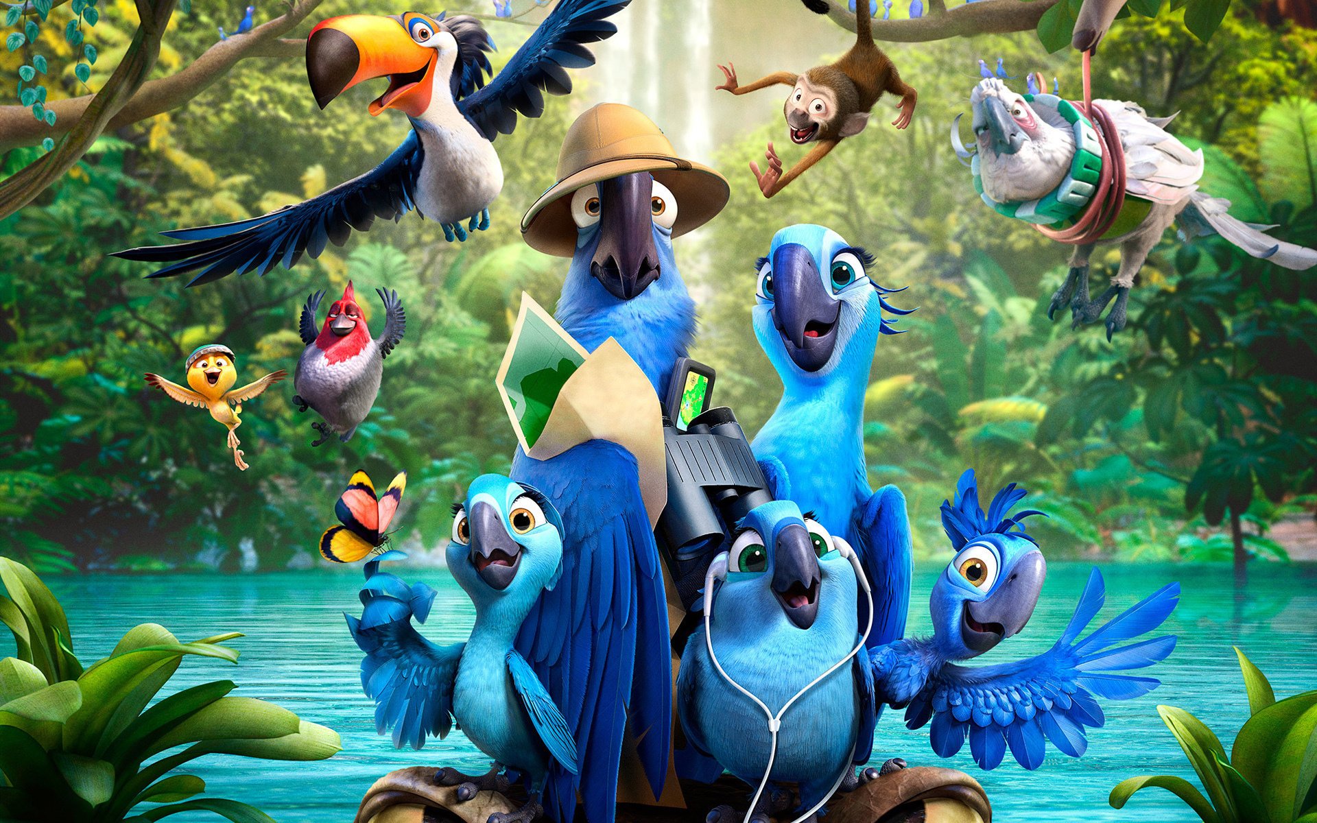 cartoon brazil birds rio de janeiro rio 2