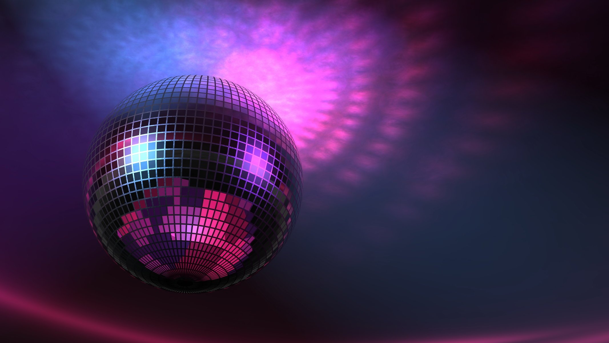 disco ball music the wallpaper