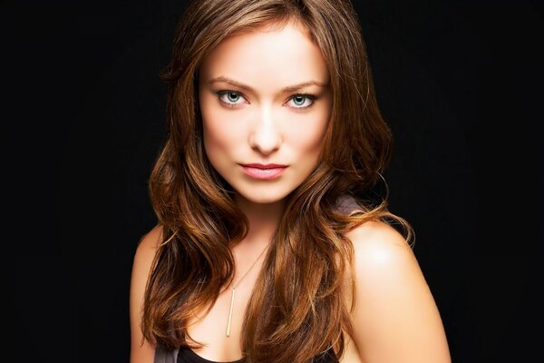 The piercing gaze of actress olivia Wilde