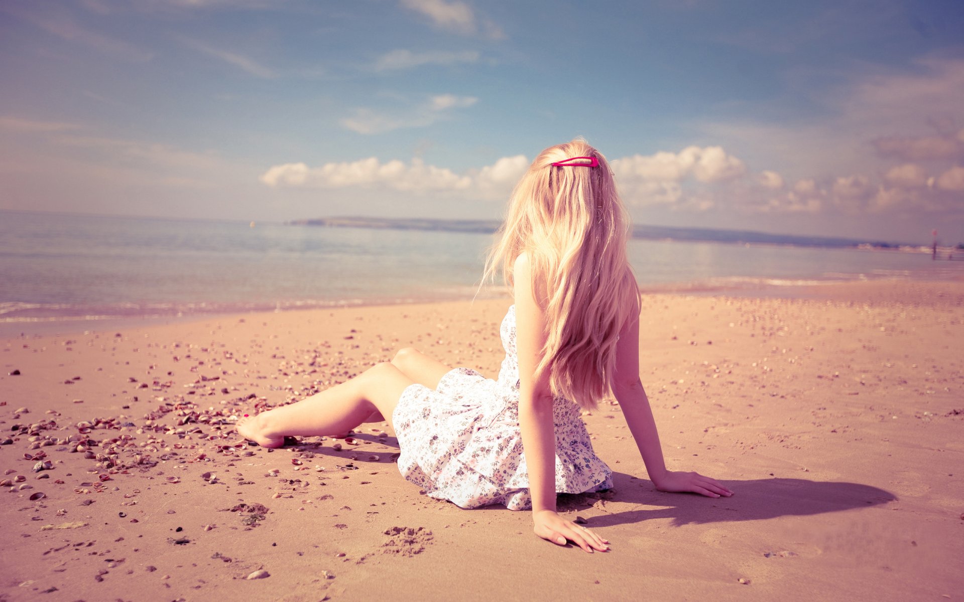 mood beach girl girls sand beauty loneliness light sea hands blonde