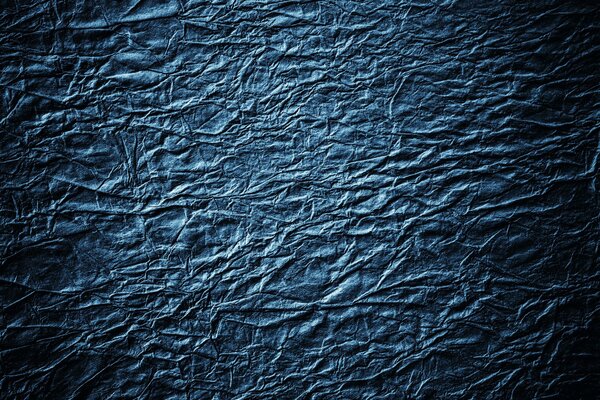 Embossed volumetric blue paper