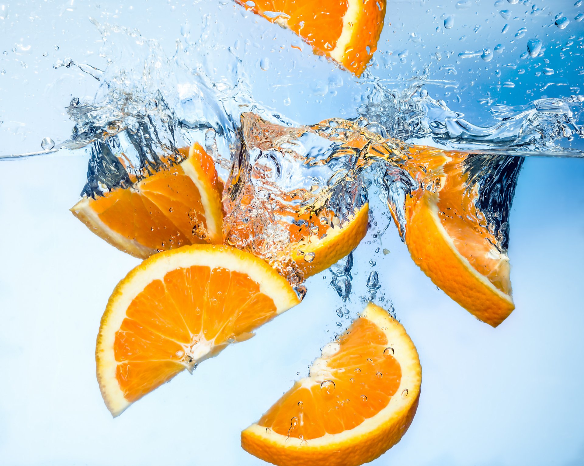 water orange segment