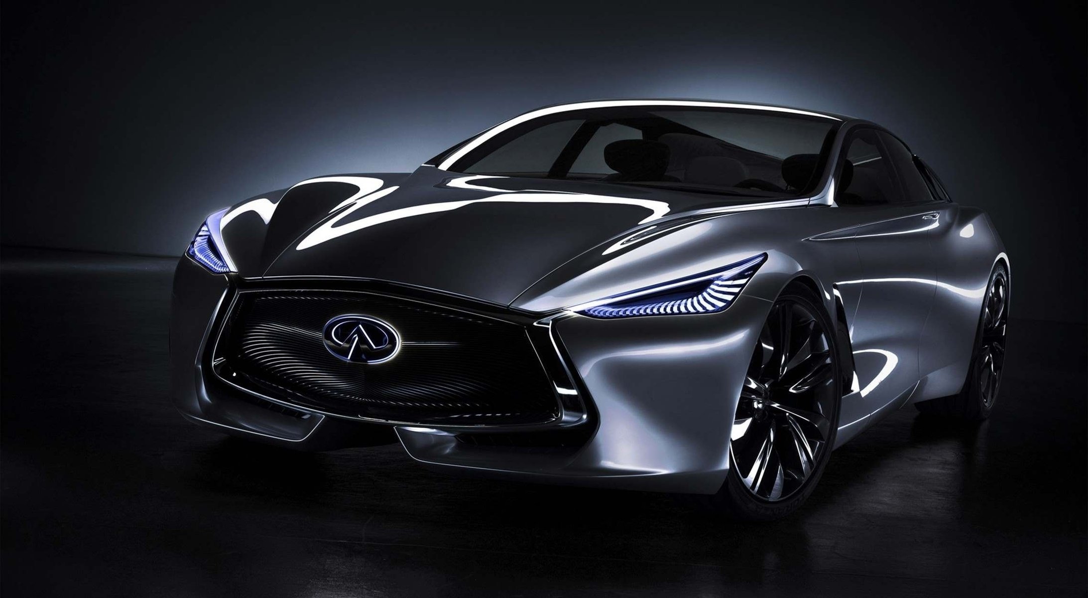 infiniti supercar the dark background the concept