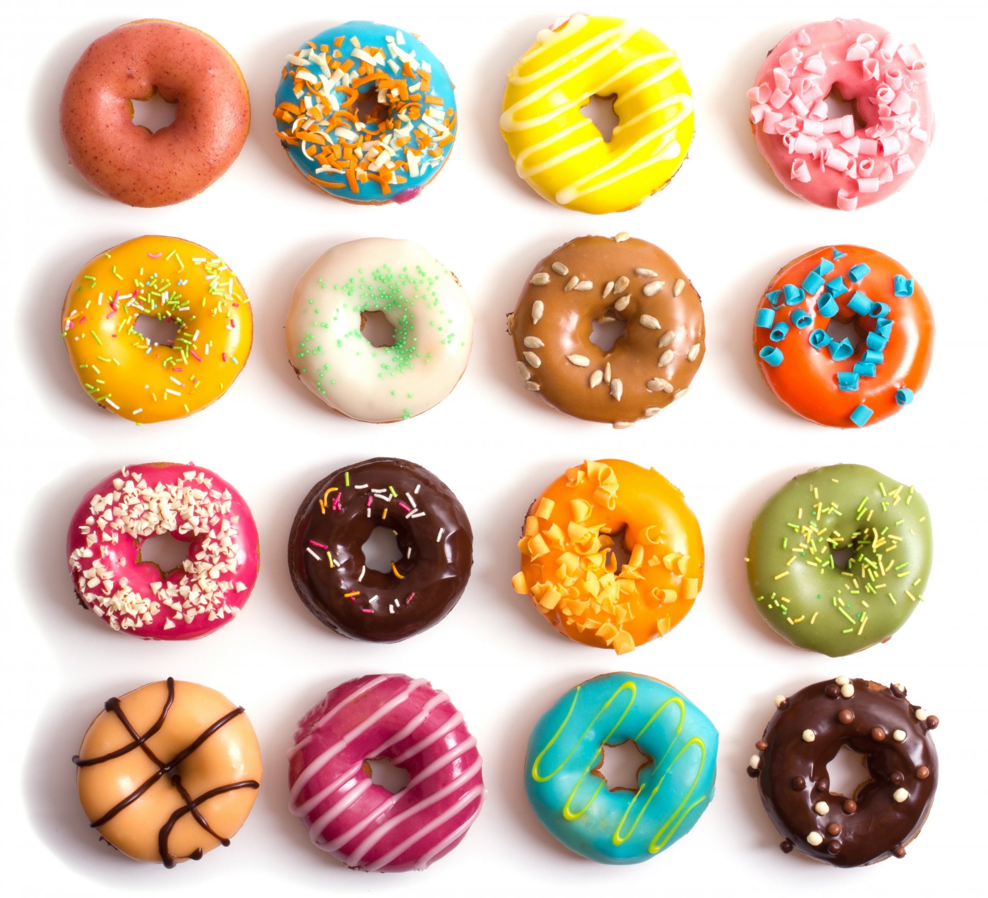 donuts colorful baking glaze sweet dessert