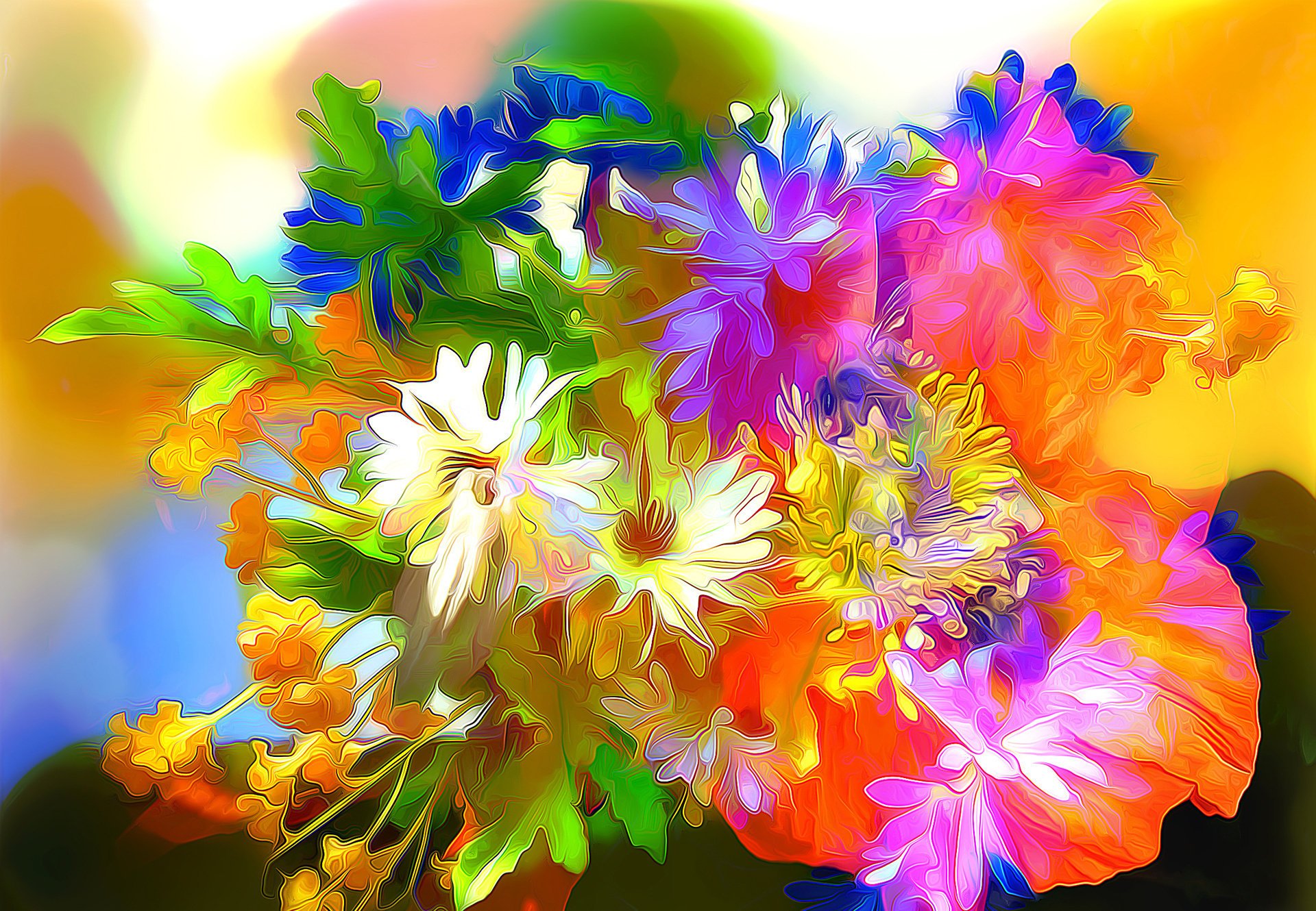 flowers 3d