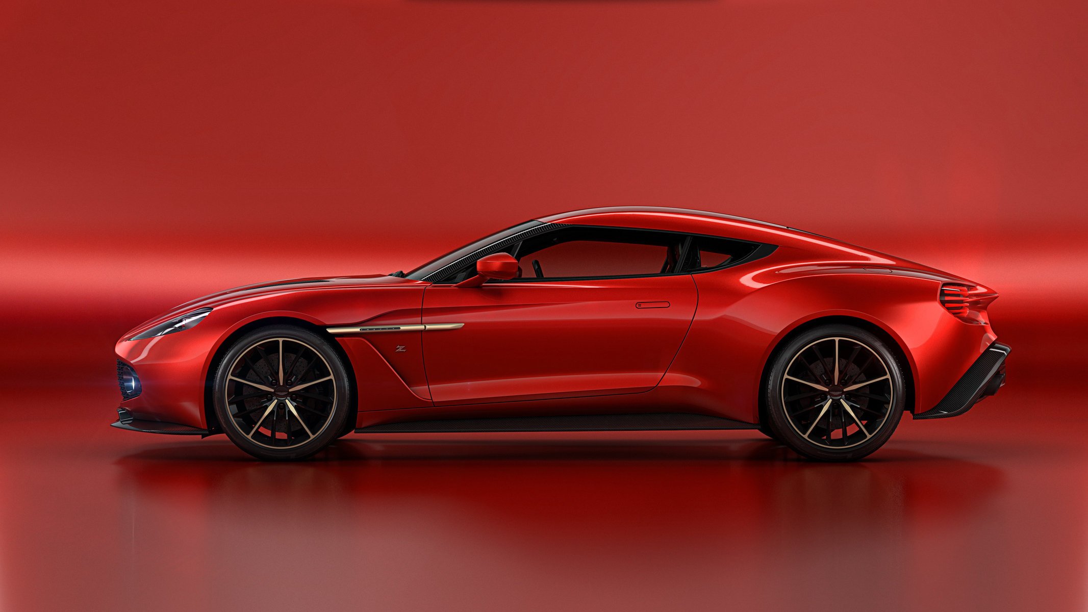 lisa kudrow aston martin zagato vanquish rojo