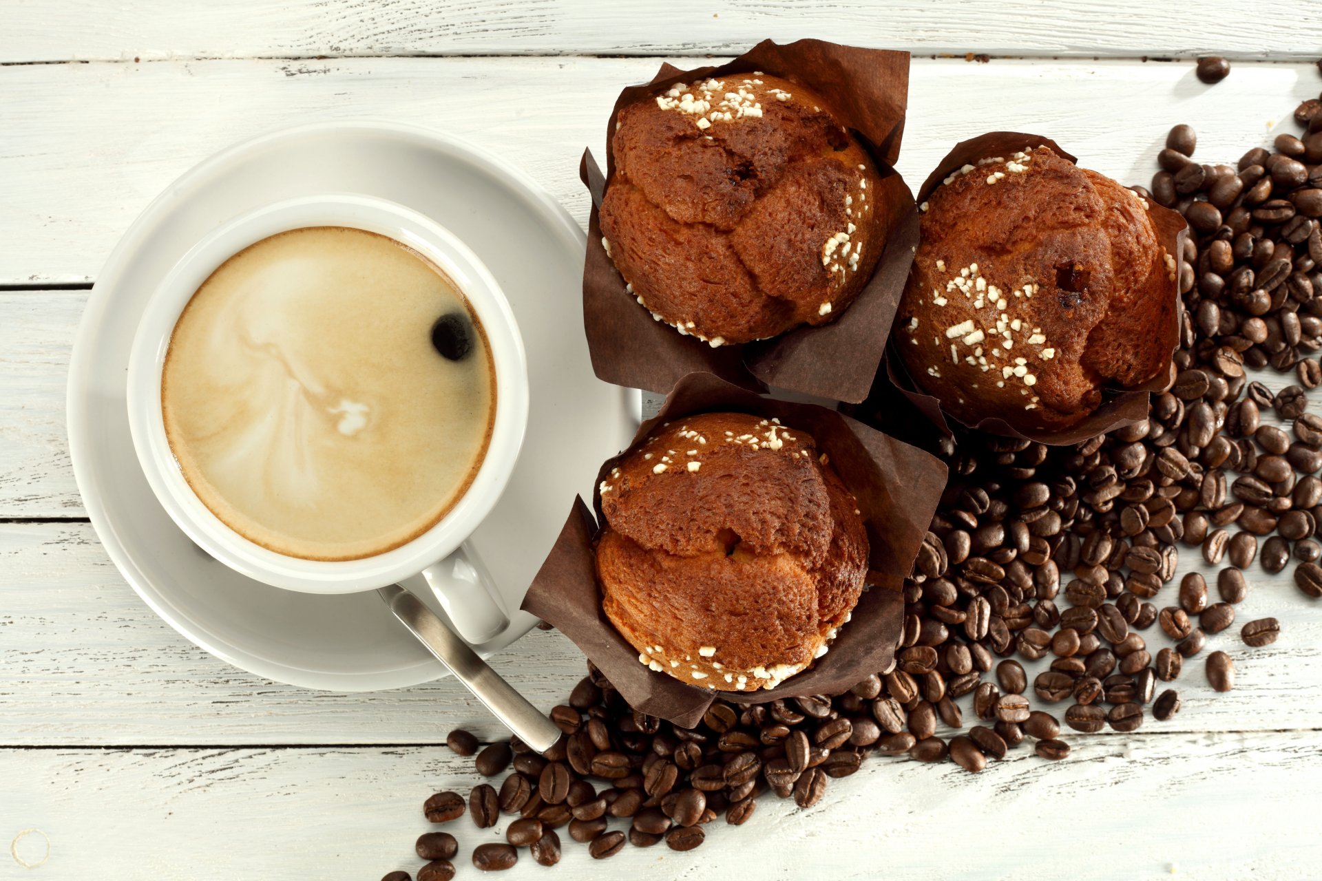 coffee cup breakfast cupcake beans cupcake