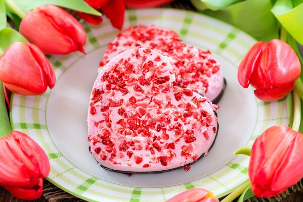 Kuchenherzen als Geschenk für Ihre Liebsten