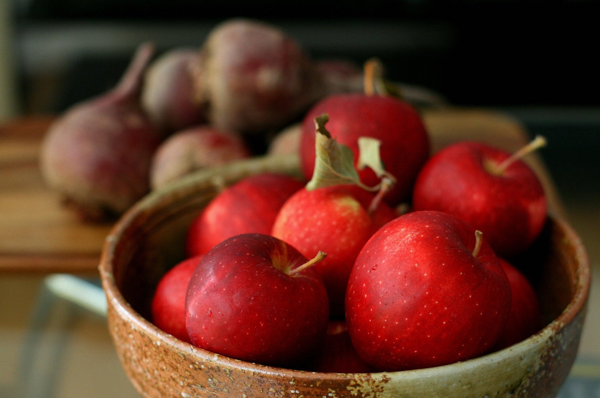 pommes rouges plat vitamines betteraves récolte