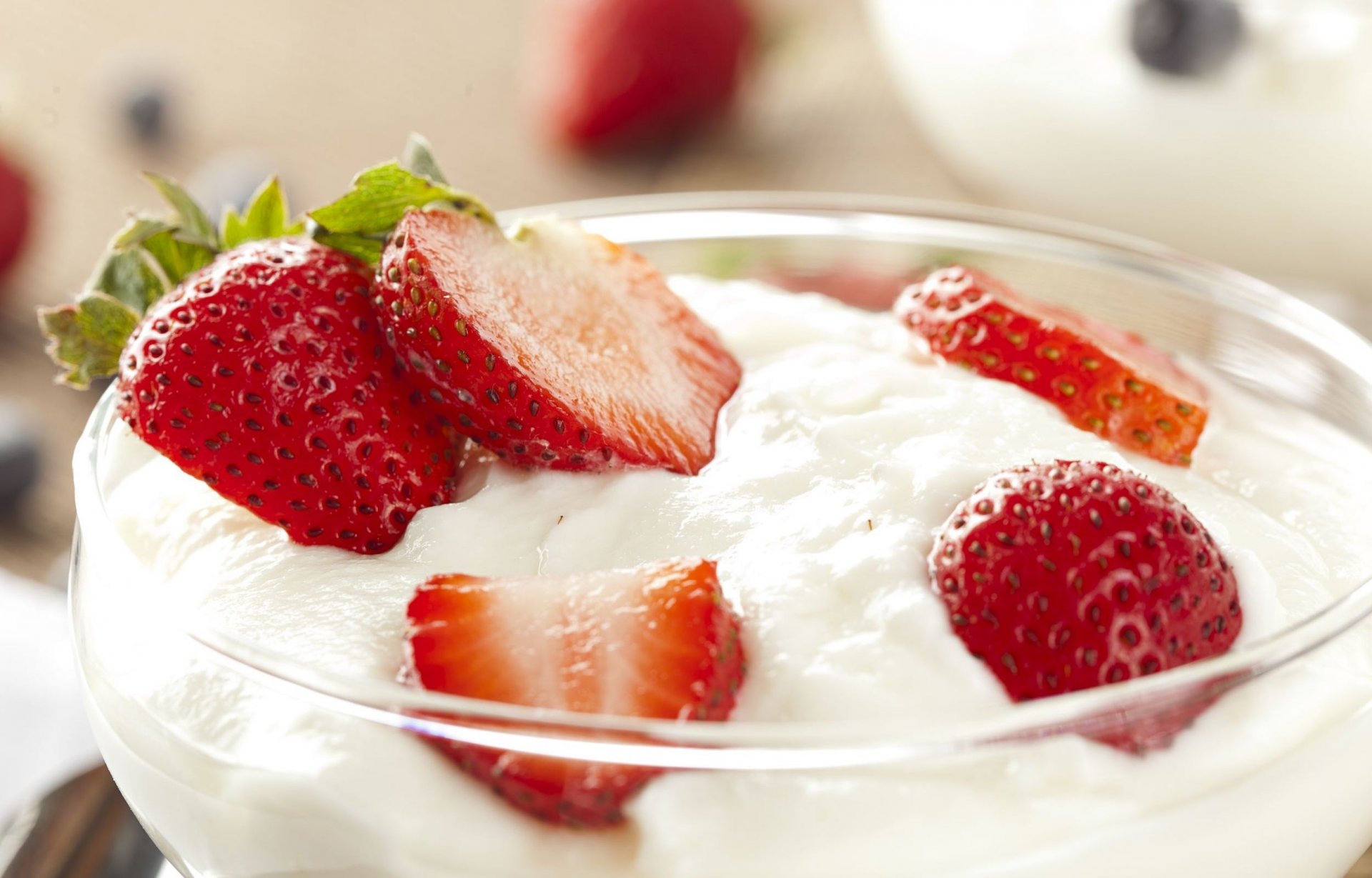 comida fresa baya postre helado fondo papel pintado pantalla ancha pantalla completa pantalla ancha