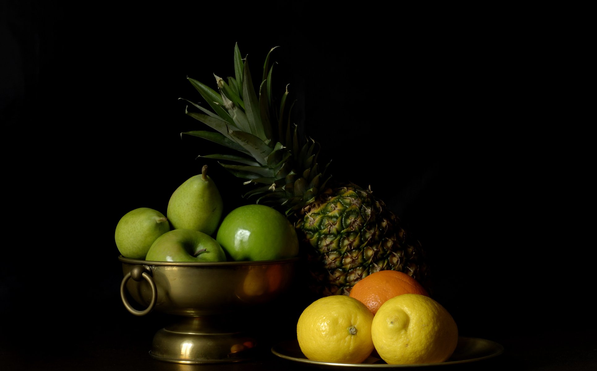 ananas citron fruits tutti frutti