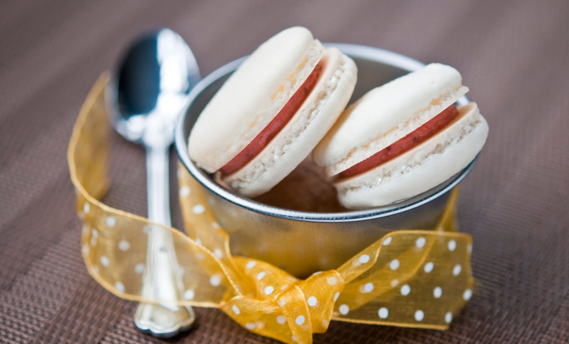 cibo dolce dolci biscotti dessert amaretto macaron crema cibo nastro